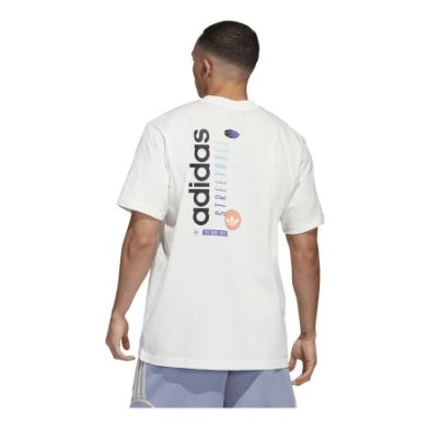 adidas originals Basketball Streetball Graphic T-shirt 'White' H47035 sold by KicksCrew product image thumbnail 2