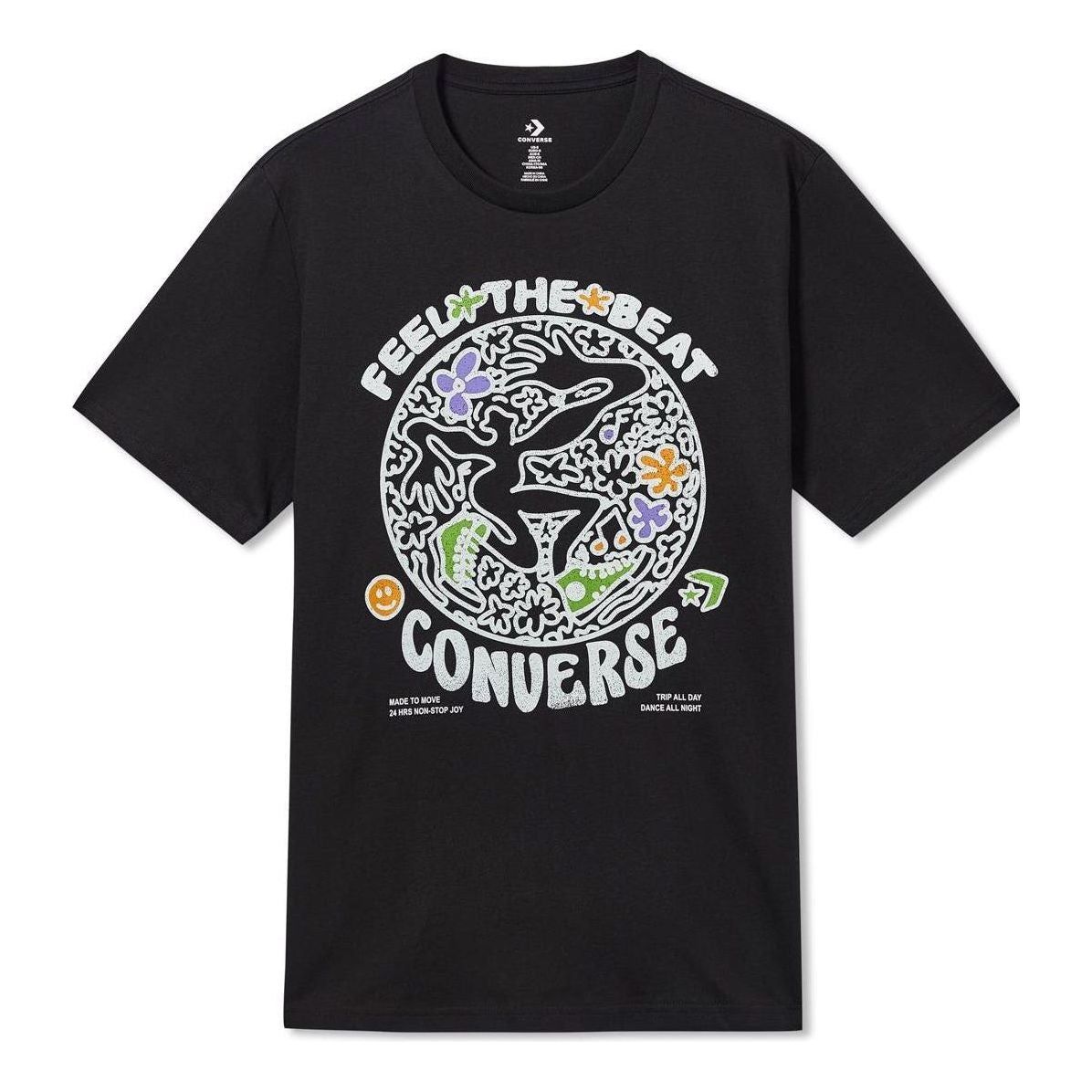 Converse Abstract Dance Tee 'Black' 10023456-A02 sold by KicksCrew