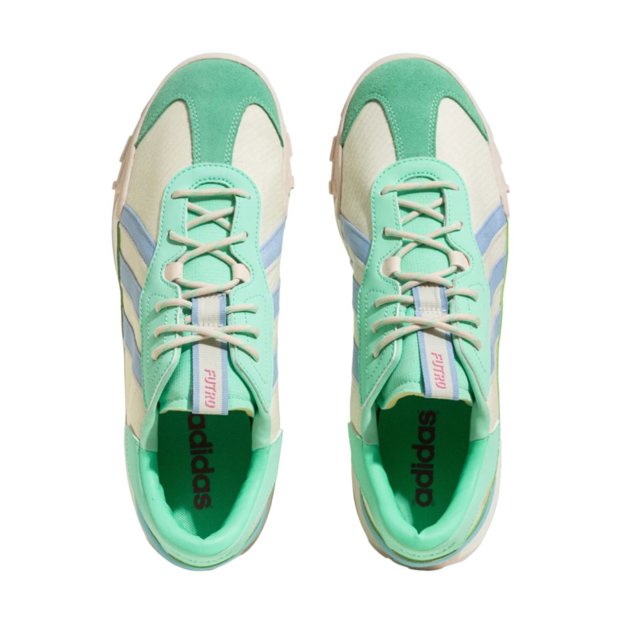Adidas Neo Futro Mixr Shoes 'Beige Aqua Green Pink' HQ4596 sold by KicksCrew product image thumbnail 2