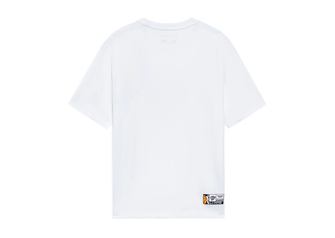 Li-Ning Basketball Graphic T-shirt 'White' AHSS591-5 sold by KicksCrew product image thumbnail 2