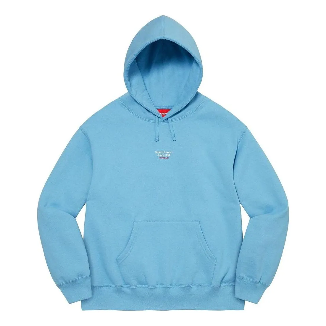 Supreme World Famous Micro Hooded Sweatshirt 'Teal' SUP-SS23-090 sold by KicksCrew