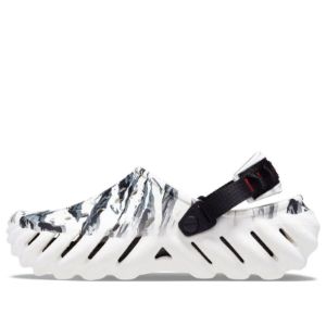 人気のファッションブランド！ 'White Clog Tiger Echo Crocs Black' Parallel | 208418-103 記念グッズ