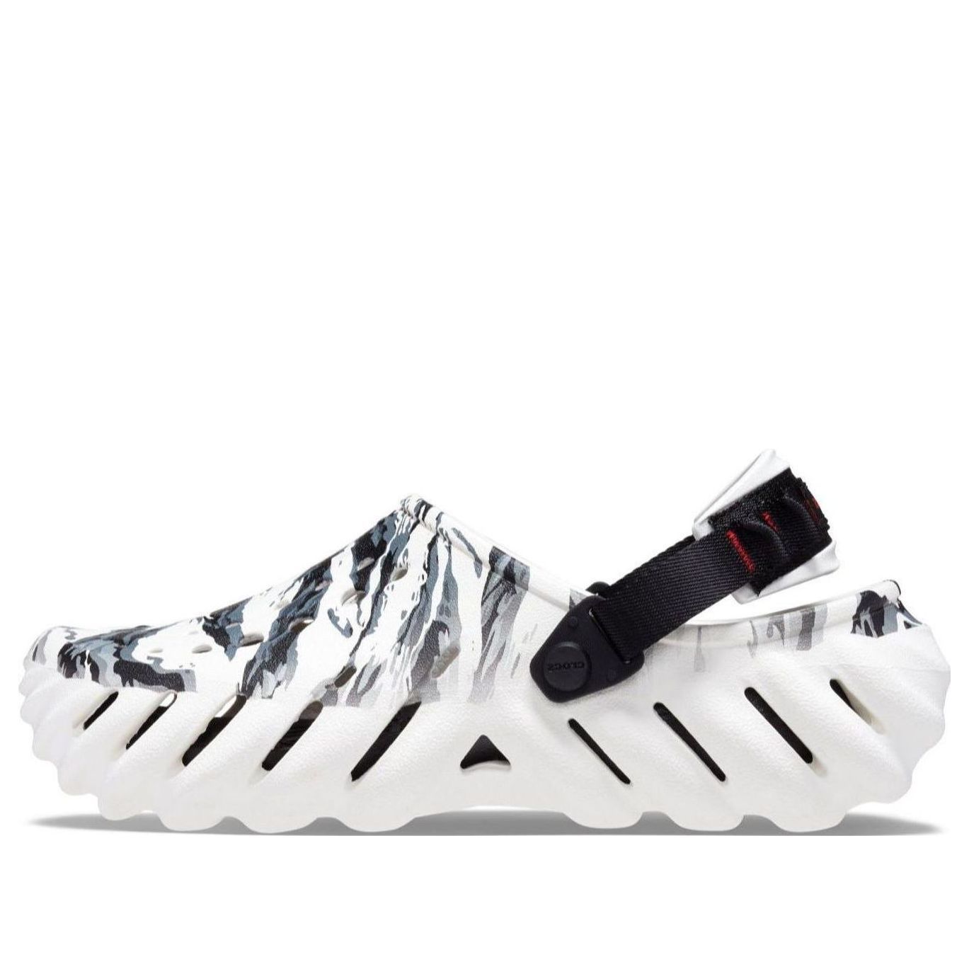 Crocs Echo Tiger Clog 'White Black' 208418-103 | Parallel