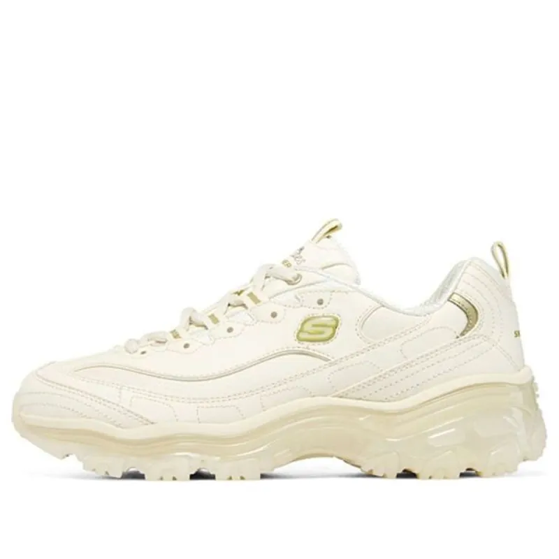 (WMNS) Skechers D'Lites 'White' 896086-OFWT sold by KicksCrew