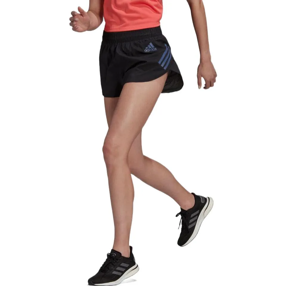 (WMNS) adidas Adizero Running Split Shorts 'Black Blue' HC7985 sold by KicksCrew product image thumbnail 2