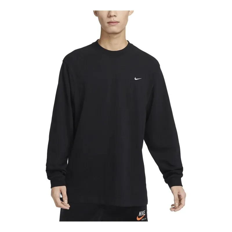 Nike Solo Swoosh Long-Sleeve Top 'Black' DX0885-010 sold by KicksCrew