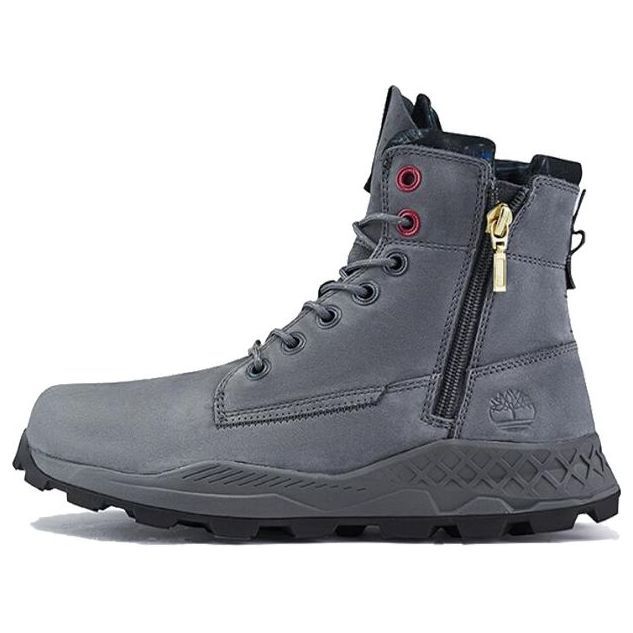 Timberland Brooklyn Side Zip Boots 'Medium Grey Nubuck' A41AW sold by KicksCrew