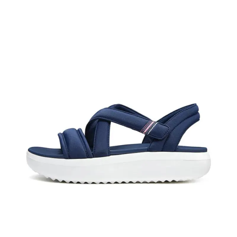 (WMNS) Skechers Beach Sandals 'Navy' 114783-NVY sold by KicksCrew