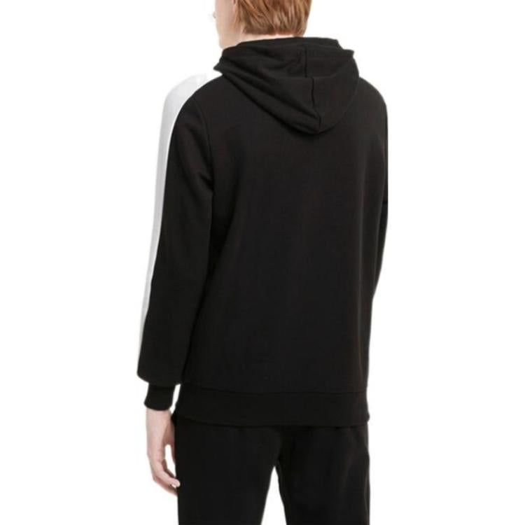 Puma Iconic T7 Hoodie 'Black White' 531354-01 sold by KicksCrew product image thumbnail 4