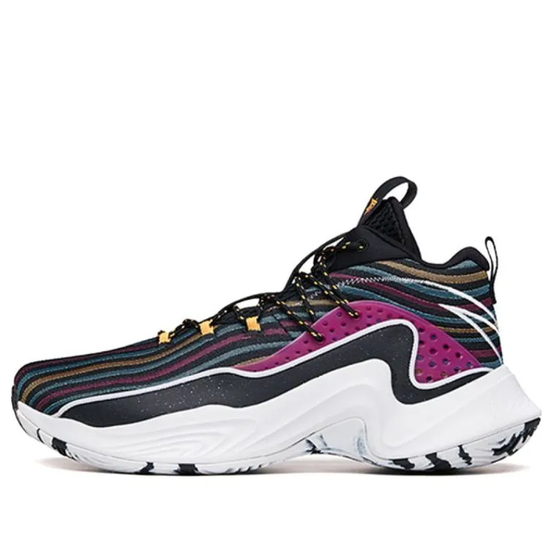 ANTA Basketball Series Sneakers Mid 'Black Multicolor' 14931601-6 sold by KicksCrew