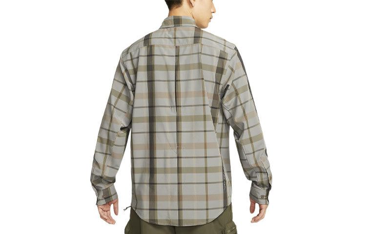 Nike ACG NRG Shirt 'Checkered Grey' DO9326-084 sold by KicksCrew product image thumbnail 2