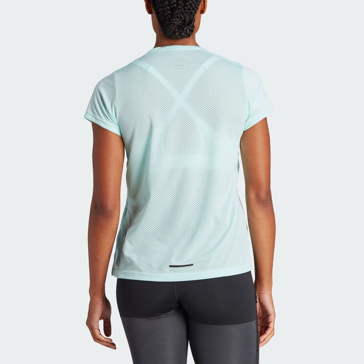 (WMNS) adidas Terrex Agravic Trail Running Tee 'Light Aqua' HZ6260 sold by KicksCrew product image thumbnail 3