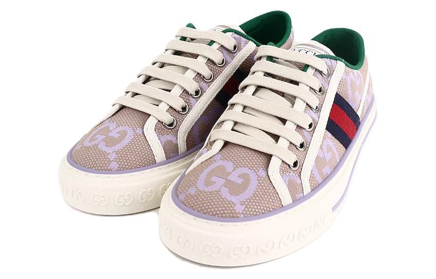 (WMNS) GUCCI Tennis 1977 Shoes 'Beige Lilac' 725879-UKO70-8872 sold by KicksCrew product image thumbnail 4