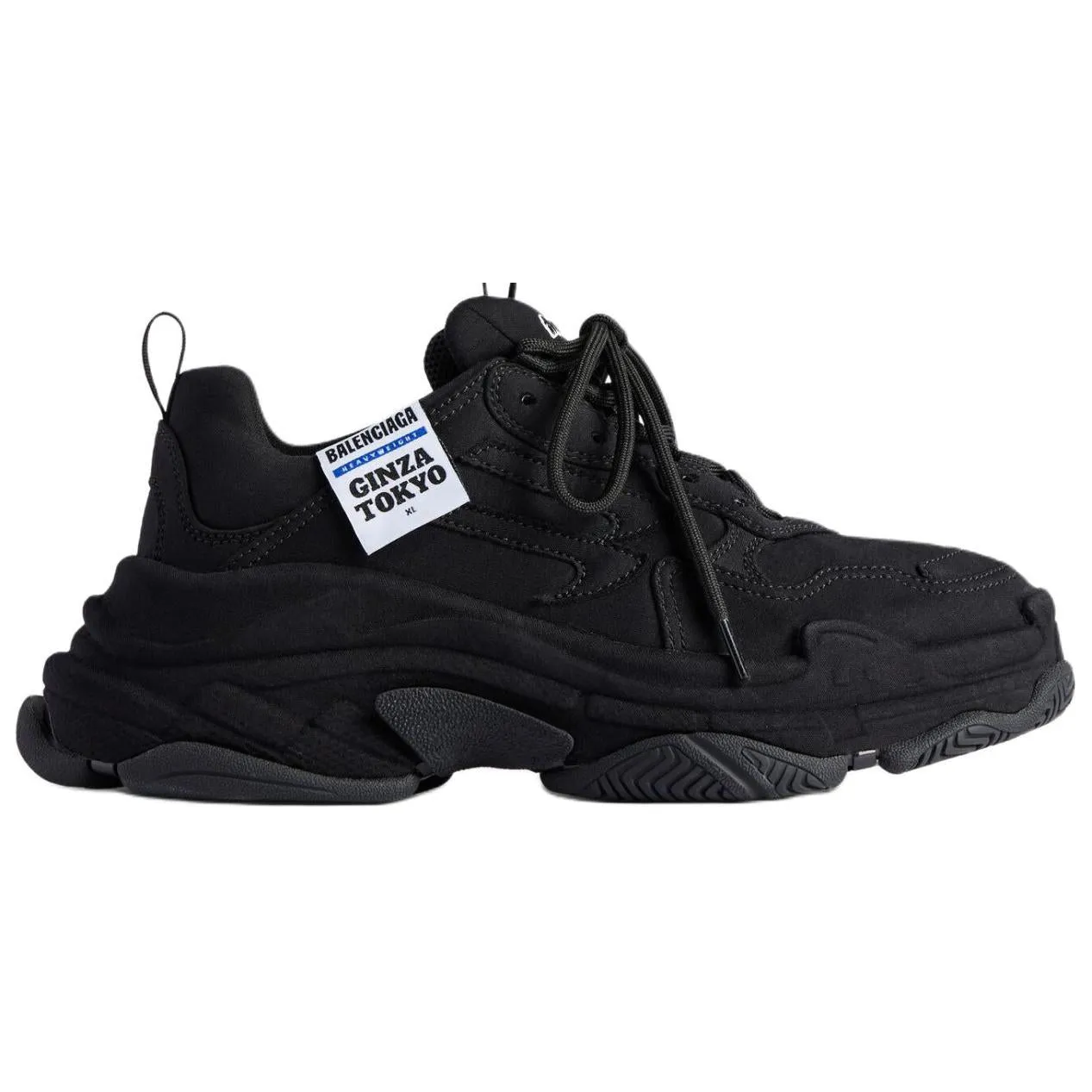 Balenciaga Ginza Triple S Sneakers 'Black' 536737W3TJC1000 sold by KicksCrew product image thumbnail 2