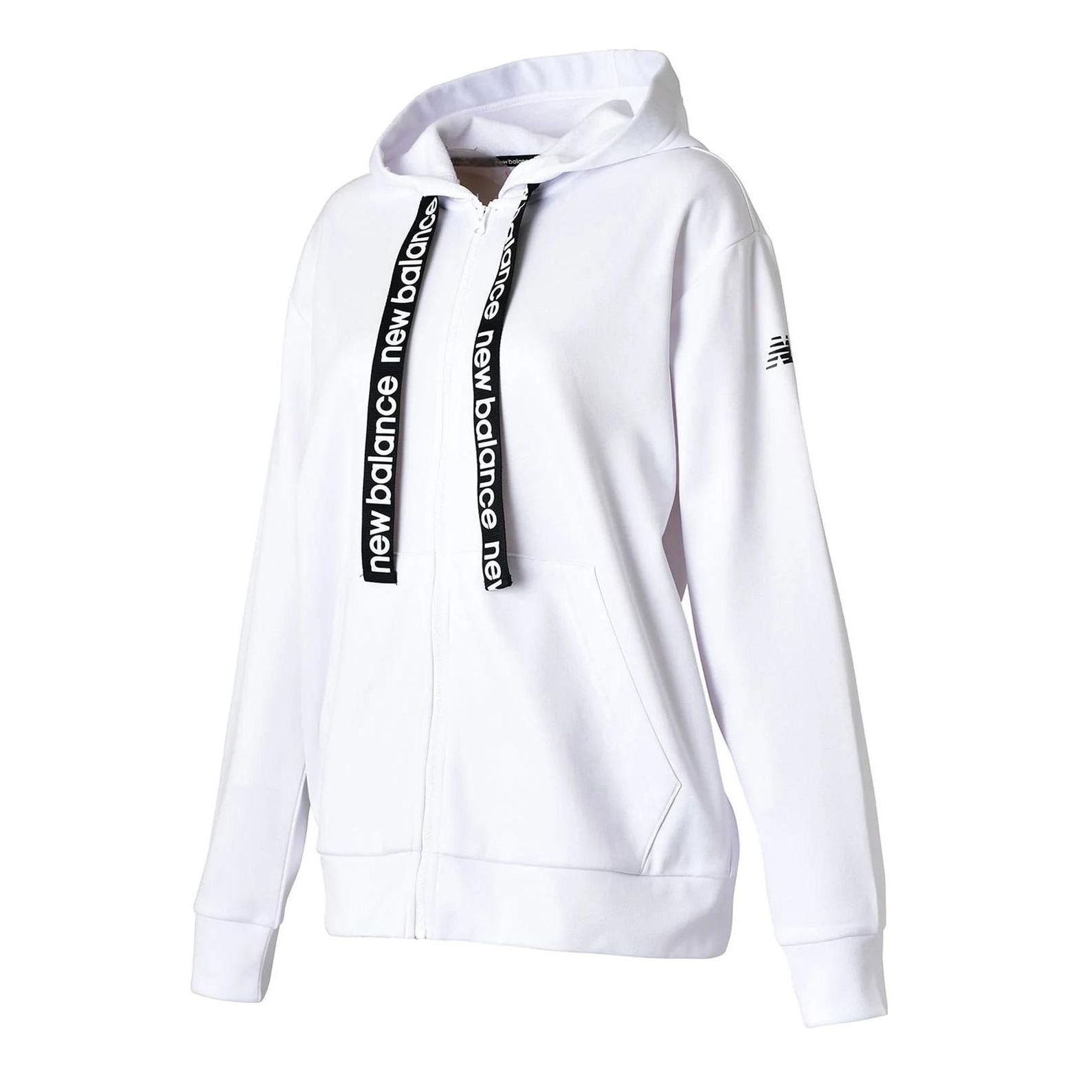 (WMNS) New Balance Relentless Fleece Full Zip Jacket 'White' WJ13174-WT sold by KicksCrew