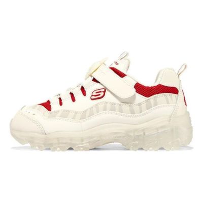 (GS) Skechers Ice D'lites 'Cream White Red' 317006L-NTRD sold by KicksCrew