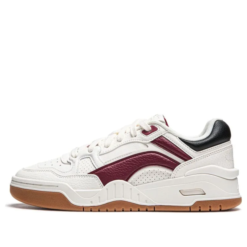 (WMNS) Li-Ning Moon White 2.0 'White Red Gum' AGCU276-1 sold by KicksCrew