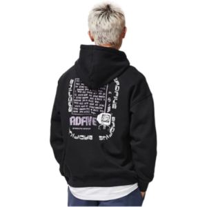 Li-Ning BadFive Graphic Hoodie 'Black' AWDSC09-4 sold by KicksCrew