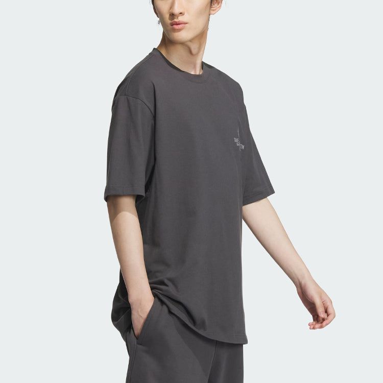 Adidas Verbiage T-Shirts 'Grey White' IP3925 sold by KicksCrew product image thumbnail 3