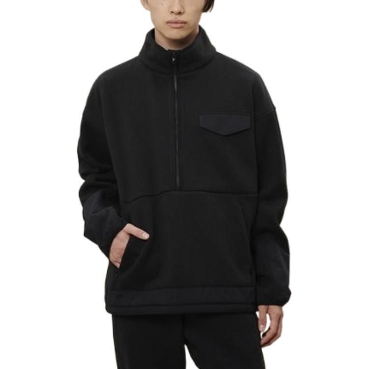 New Balance MET24 Half Zip Pullover 'Black' AMT25005-BK sold by KicksCrew product image thumbnail 2