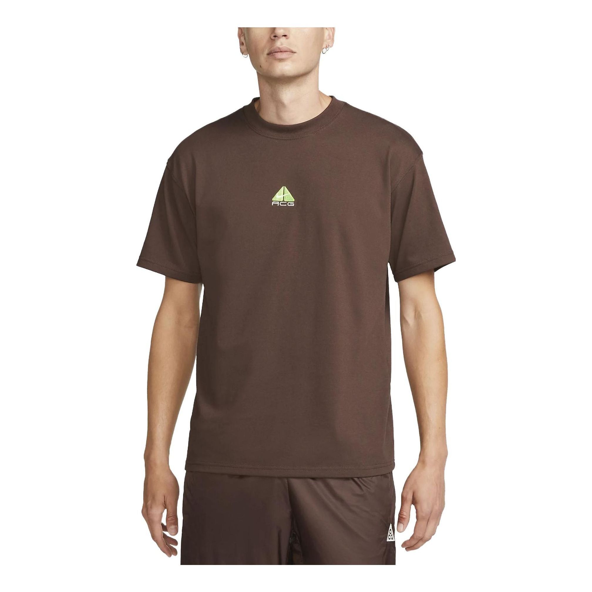 ★ Nike★ ACG T-shirt M Mosswood Brown DQ1816235 DQ1816-235 ACG Men's T-Shirt Mosswood Brown | SUBTYPE