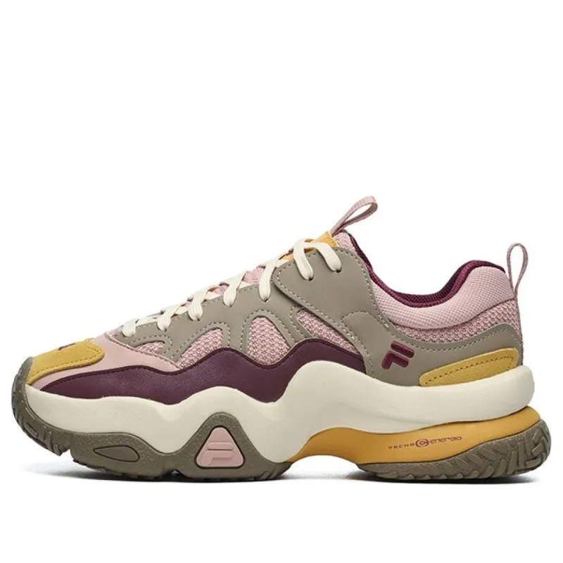 (WMNS) FILA FUSION Sdud Sneakers 'Pink Beige' T12W219201FMS sold by KicksCrew