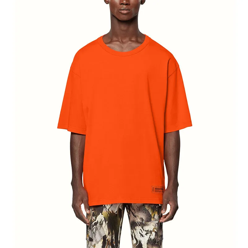 HERON PRESTON Logo Recycled T-shirt 'Orange' HMAA025C99JER0012200 sold by KicksCrew product image thumbnail 3
