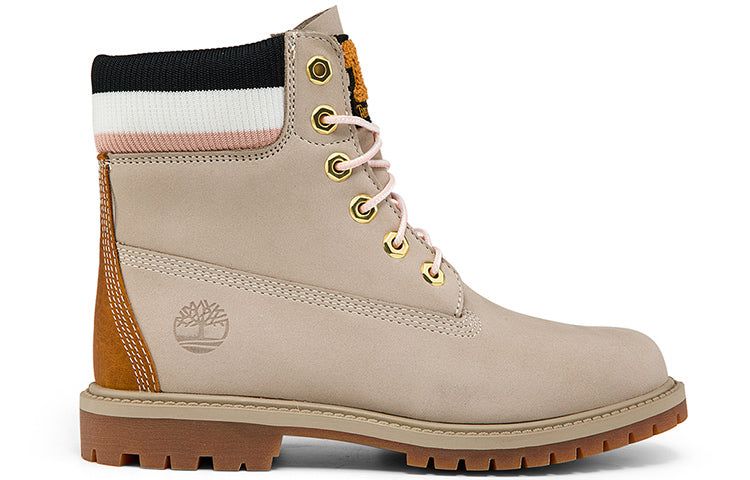 (WMNS) Timberland Premium 6 Inch Heritage Cupsole Boots 'Light Taupe Nubuck' A2GA4W sold by KicksCrew product image thumbnail 2