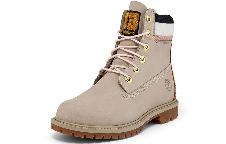 (WMNS) Timberland Premium 6 Inch Heritage Cupsole Boots 'Light Taupe Nubuck' A2GA4W sold by KicksCrew product image thumbnail 3