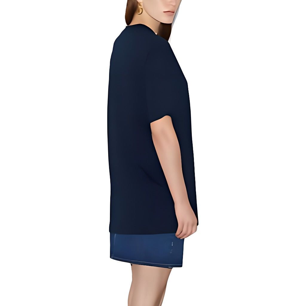 (WMNS) Gucci Cotton Jersey T-Shirt With Patch 'Navy' 776596-XJGHK-4215 sold by KicksCrew product image thumbnail 3