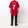 Balenciaga Soccer T-shirt Oversized 'Red White' 641666TJV056540 sold by KicksCrew
