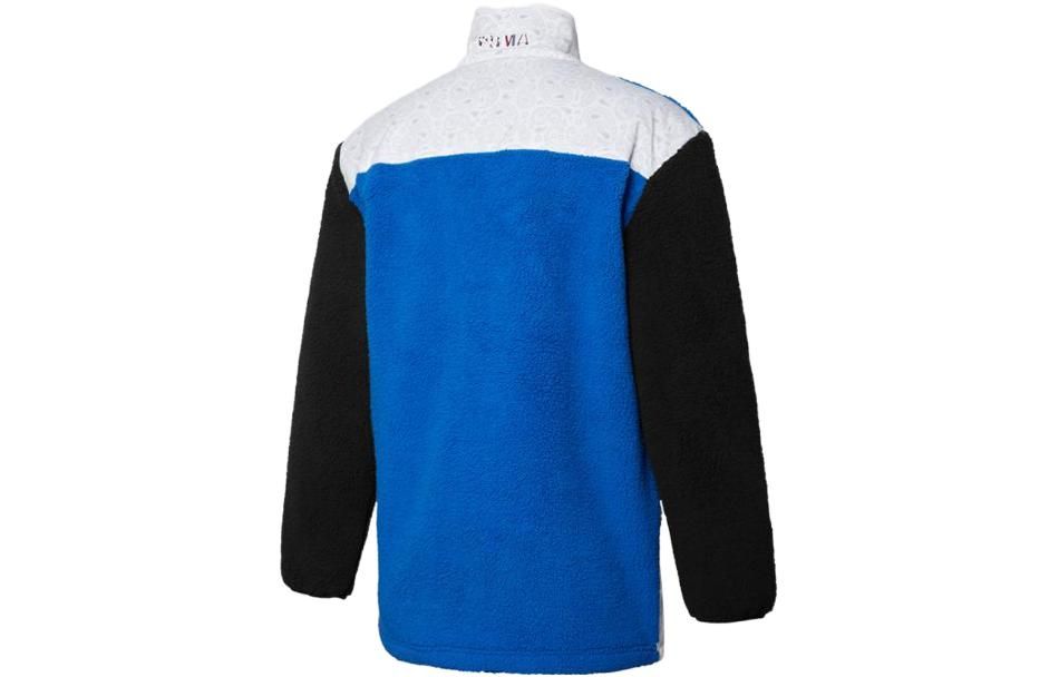 Puma Cuff Stand Collar Casual Jacket 'Blue White' 534984-39 sold by KicksCrew product image thumbnail 2
