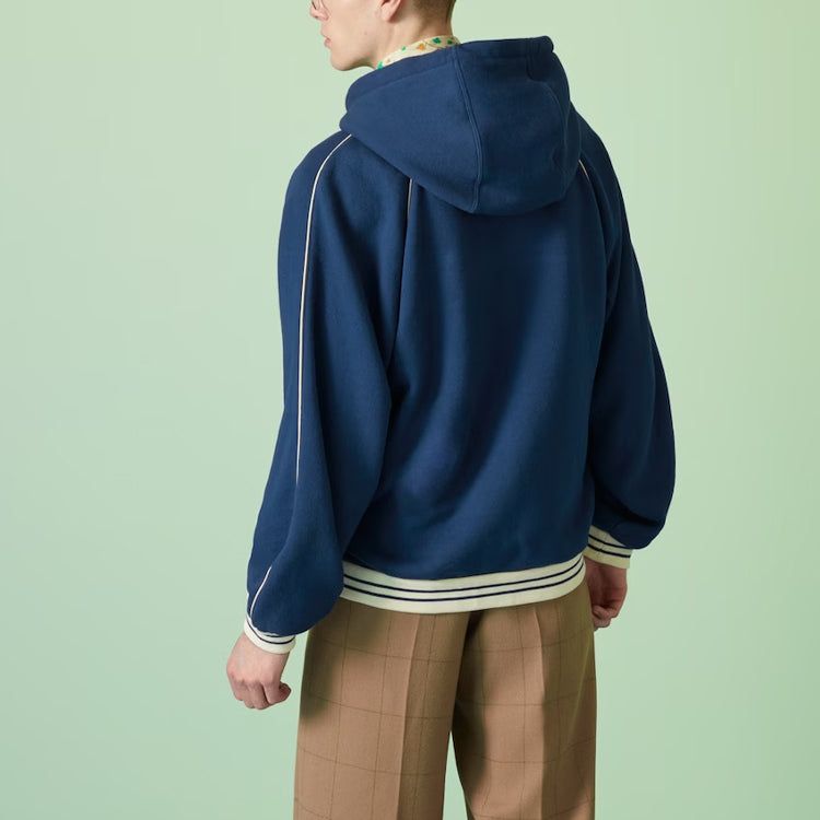 Gucci Cotton Jersey Sweatshirt With Patch 'Blue' 756648-XJFV7-4030 sold by KicksCrew product image thumbnail 3