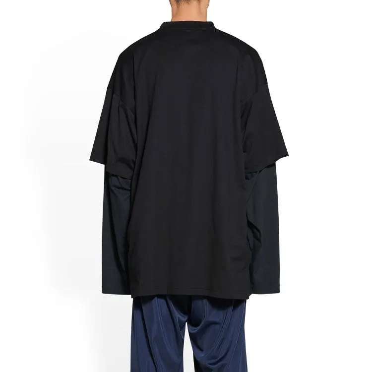 Balenciaga T-shirt Oversized 'Black' 724509TNVL81000 sold by KicksCrew product image thumbnail 4