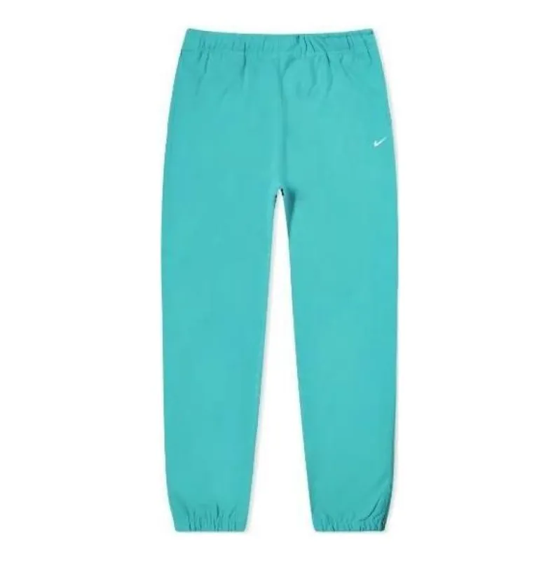 (WMNS) Nike Solo Swoosh Fleece Pants 'Teal' CW5565-393 sold by KicksCrew