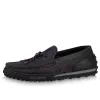 LOUIS VUITTON Racer Moccasins Shoes 'Black Mesh Monogram' 1ABMJG sold by KicksCrew
