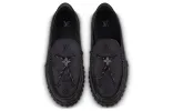 LOUIS VUITTON Racer Moccasins Shoes 'Black Mesh Monogram' 1ABMJG sold by KicksCrew