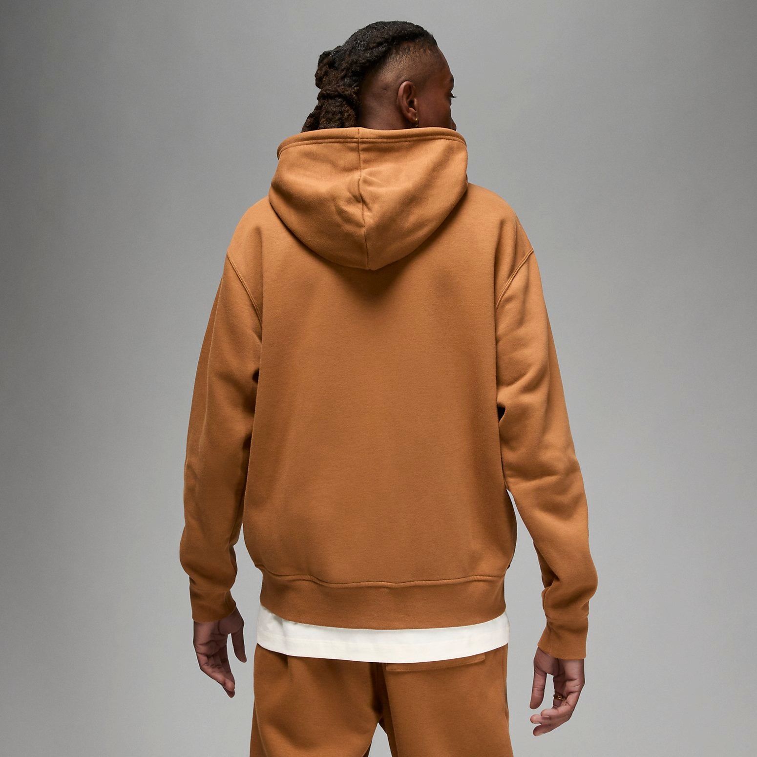 Air Jordan Brooklyn Fleece Full-Zip Hoodie 'Brown' FJ7772-281 sold by KicksCrew product image thumbnail 3