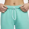 (WMNS) Nike Solo Swoosh Fleece Pants 'Teal' CW5565-393 sold by KicksCrew