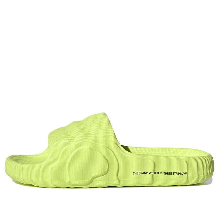 adidas Adilette 22 Slides 'Solar Yellow' HP6523 sold by KicksCrew