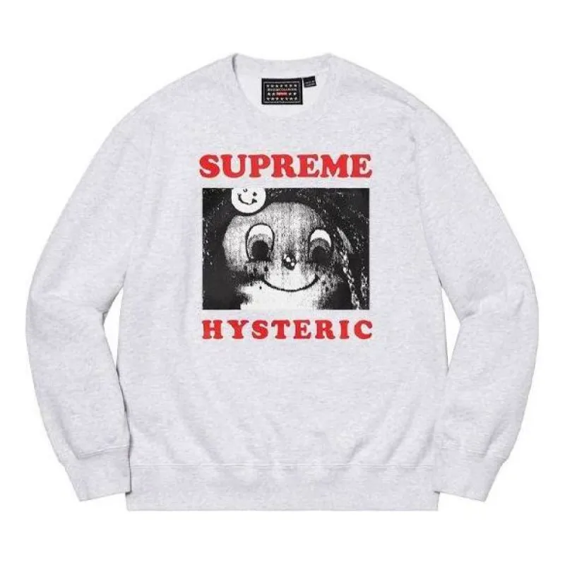 Supreme x HYSTERIC GLAMOUR Crewneck 'White Black Red' SUP-SS21-539 sold by KicksCrew