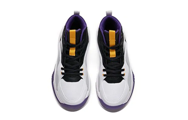 (GS) ANTA High Top Basketball Shoes 'White Black Purple' A312141105A-2 sold by KicksCrew product image thumbnail 4