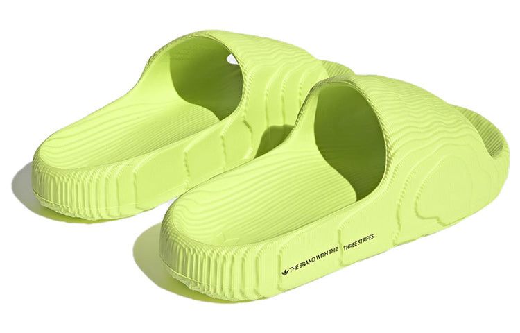 adidas Adilette 22 Slides 'Solar Yellow' HP6523 sold by KicksCrew product image thumbnail 5