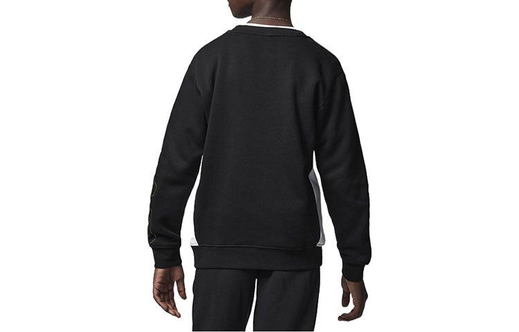(GS) Air Jordan Air Holiday Shine Crewneck 'Black' FB9470-010 sold by KicksCrew product image thumbnail 3