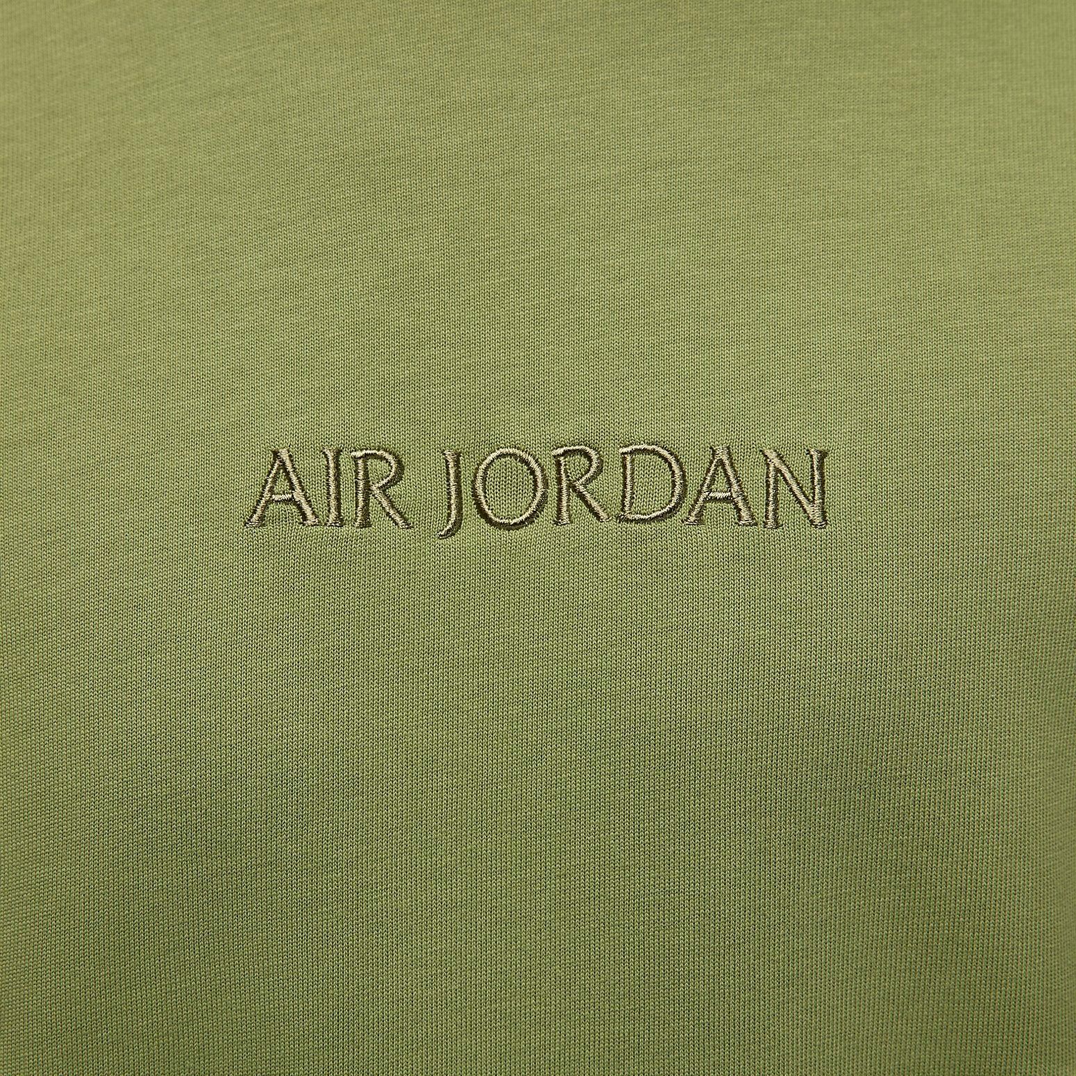 Air Jordan Wordmark Tee 'Olive Green' FJ0702-340 sold by KicksCrew product image thumbnail 2