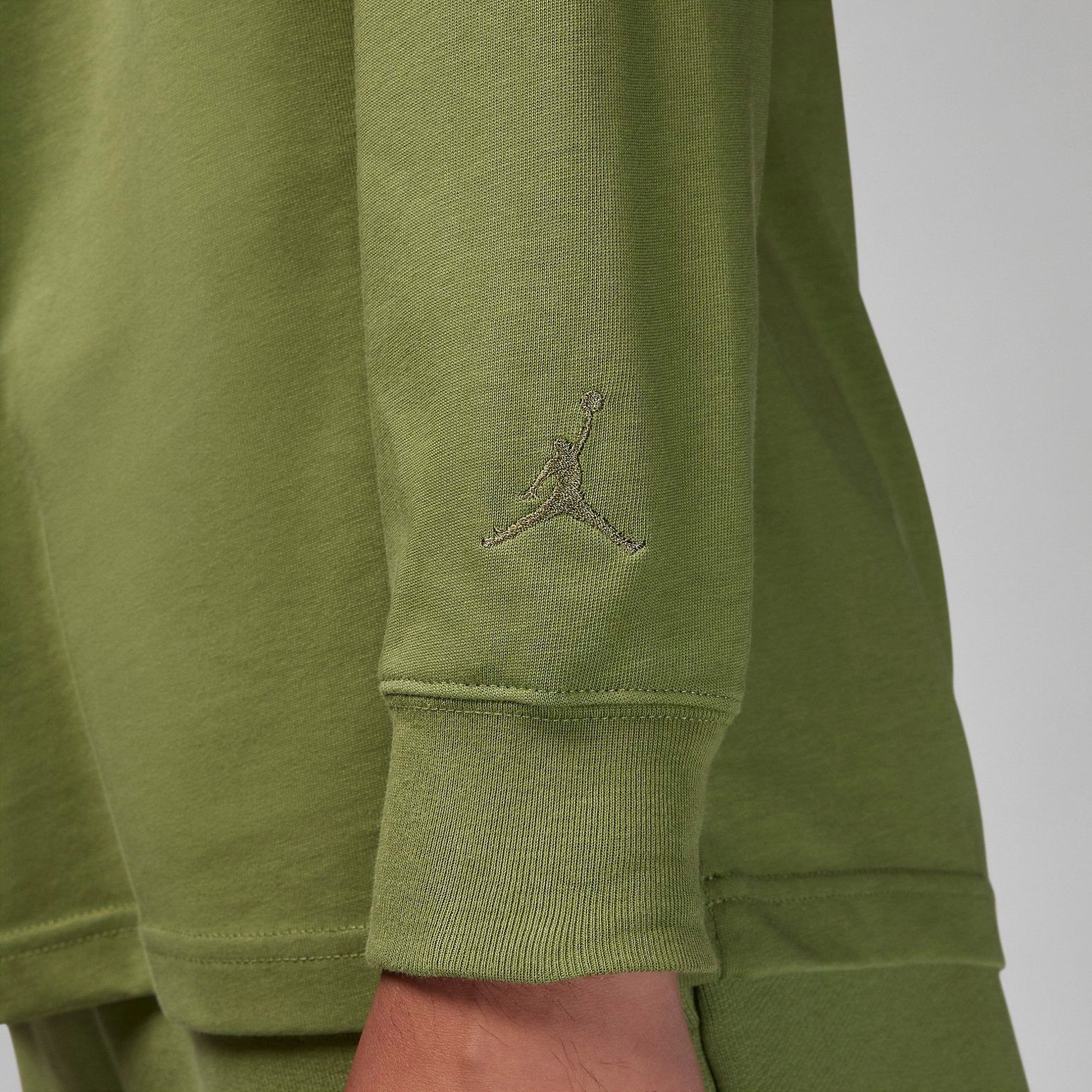 Air Jordan Wordmark Tee 'Olive Green' FJ0702-340 sold by KicksCrew product image thumbnail 3