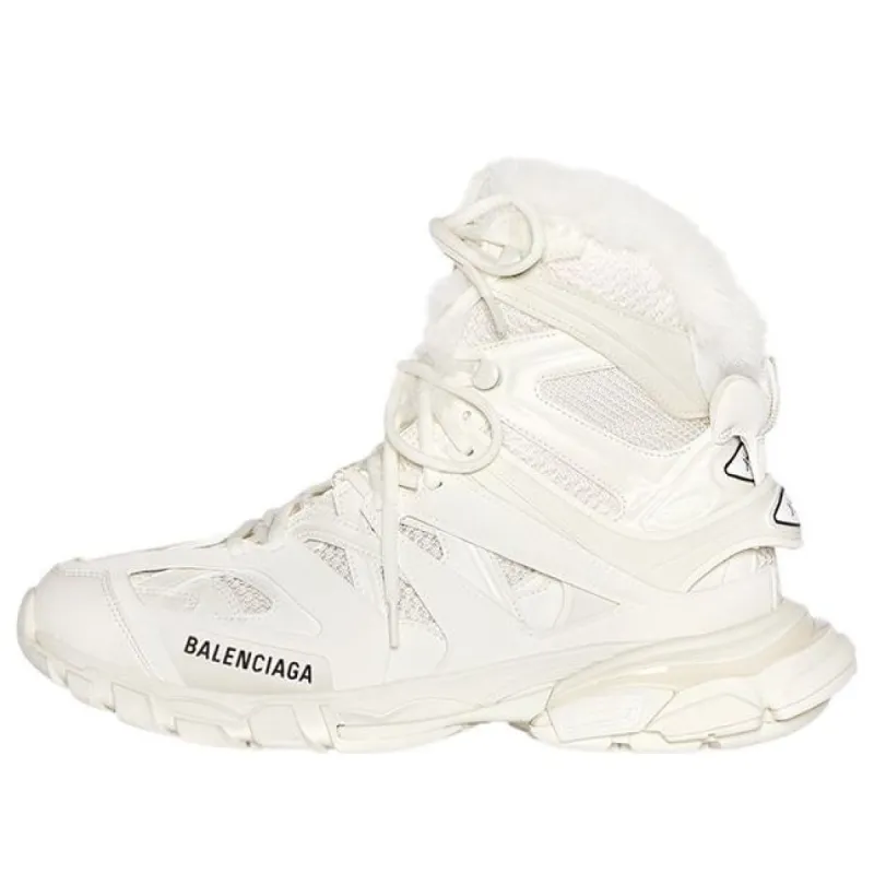 (WMNS) Balenciaga Track Hikers 'Fake Fur Beige White' 668559W3CQ29700 sold by KicksCrew