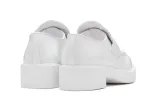 (WMNS) PRADA Leather Loafers 'White' 1D246M_FB05_0ULS_F_0009 sold by KicksCrew