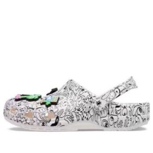Crocs x Steven Harrington Classic Clogs 'Quickstrike - White Black' 208145-103 sold by KicksCrew