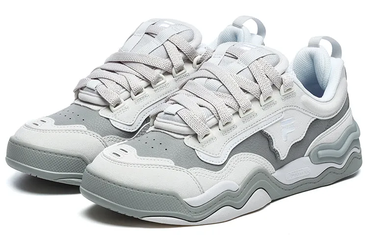 (WMNS) FILA FUSION Kick Sneakers 'White Grey' T12W242203FNA sold by KicksCrew product image thumbnail 2